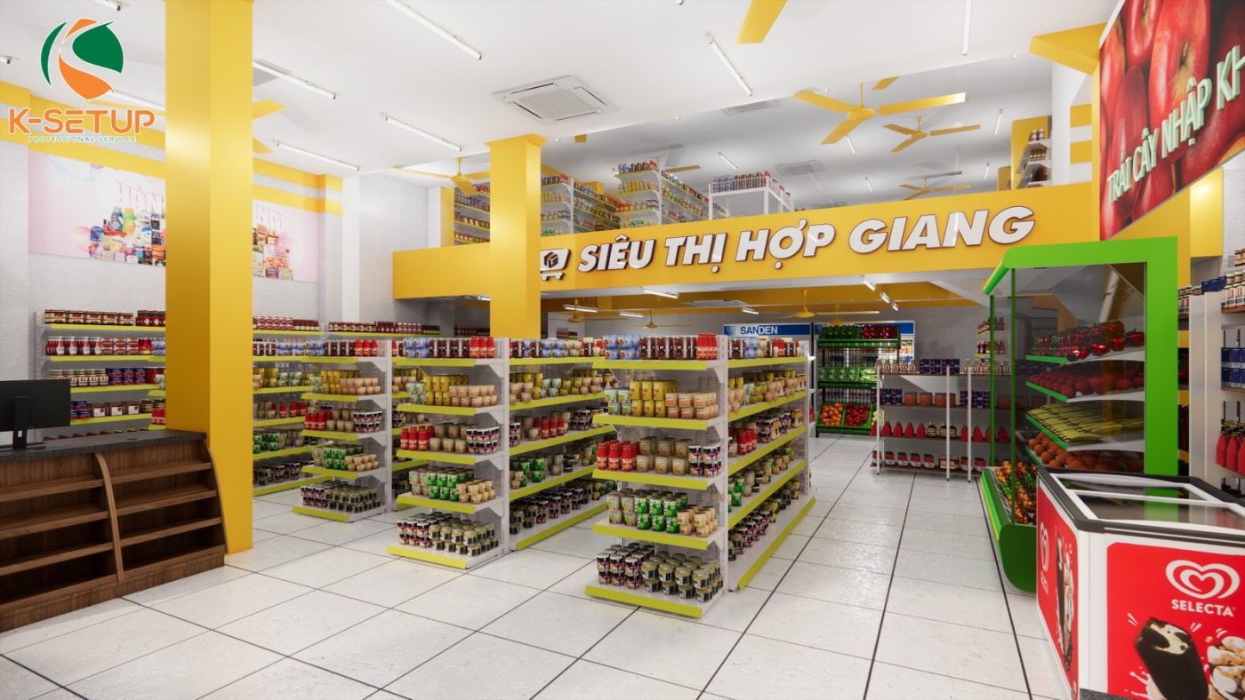 Khai trương Siêu thị Hợp Giang tại Cao Bằng- Setup siêu thị K-Setup