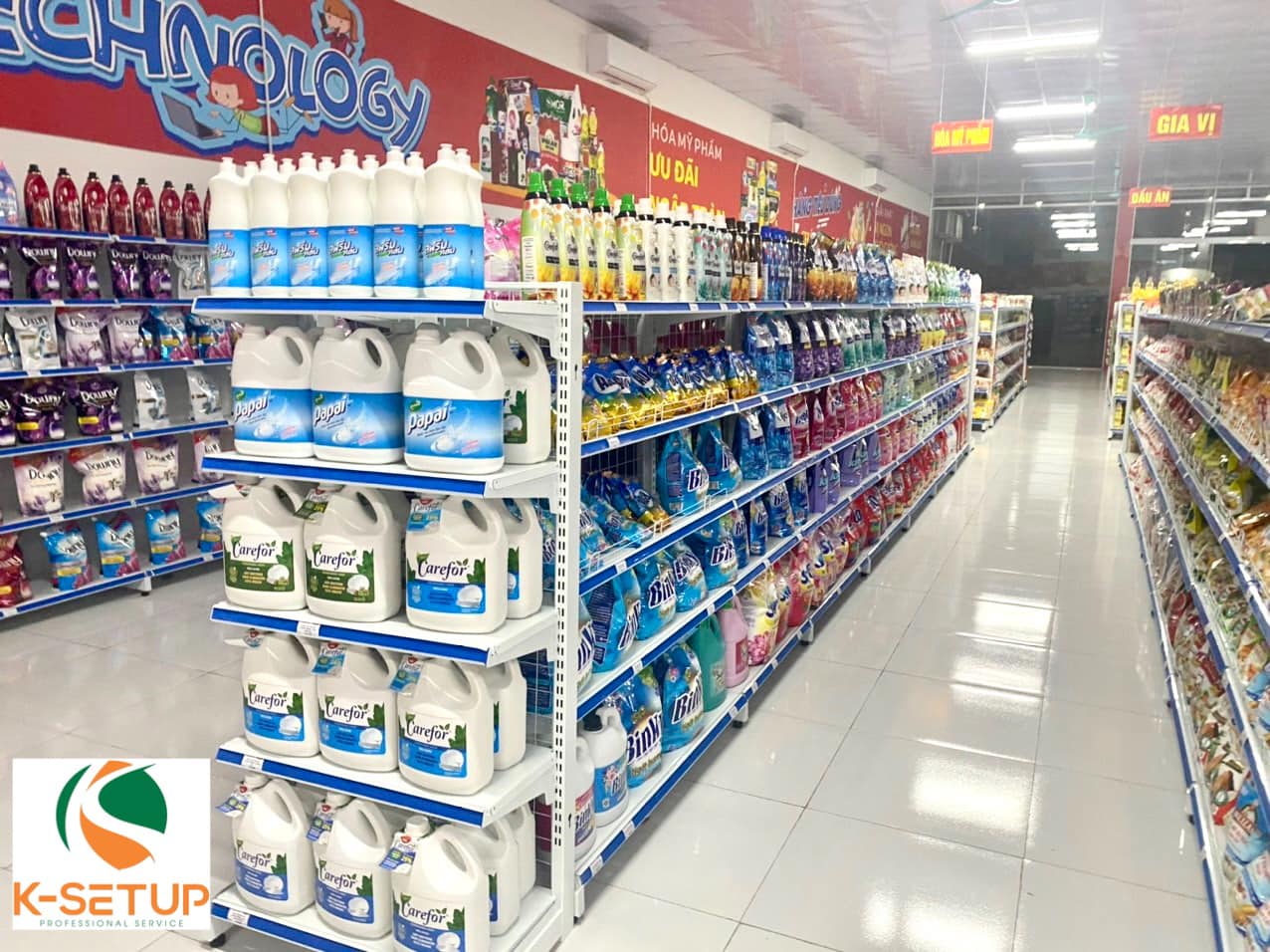 setup siêu thị
