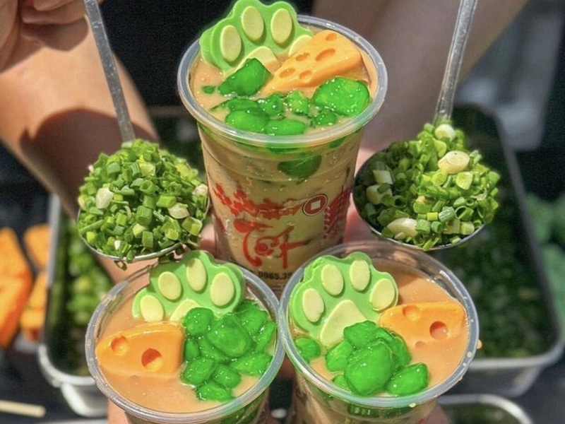 Trình bày đồ uống bắt mắt 