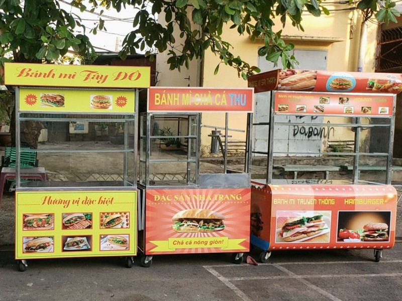 mua xe bán bánh mì cũ