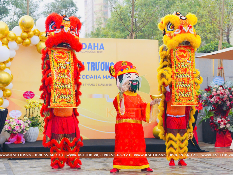 trang trí khai trương 