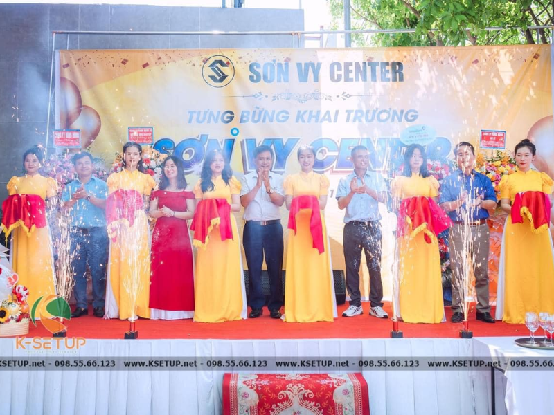 dịch vụ trang trí khai trương