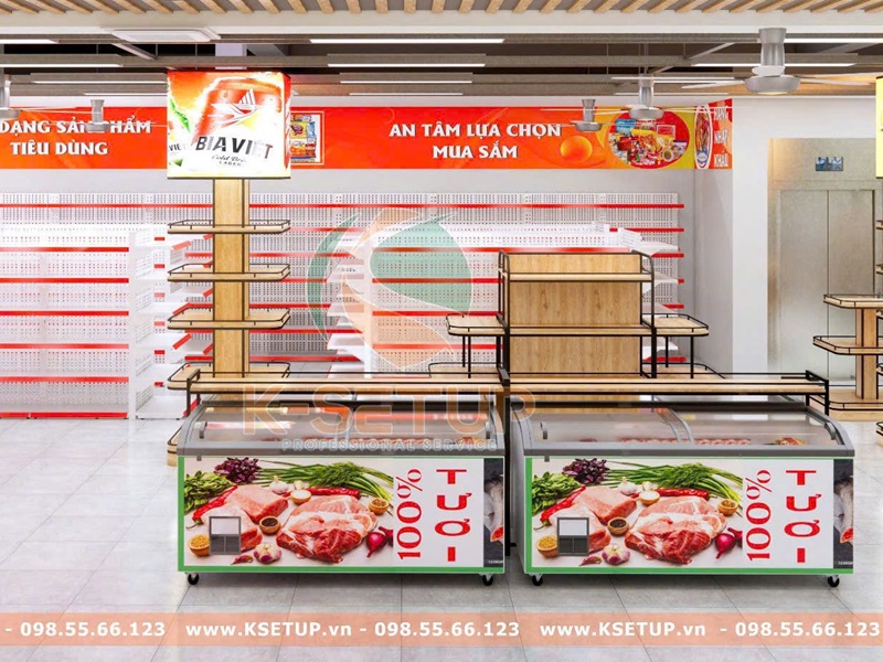 quầy kệ siêu thị