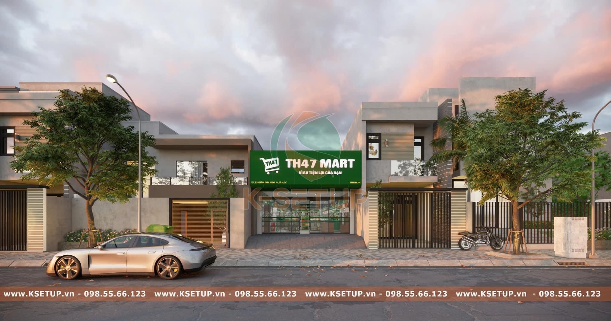 mặt bằng siêu thị