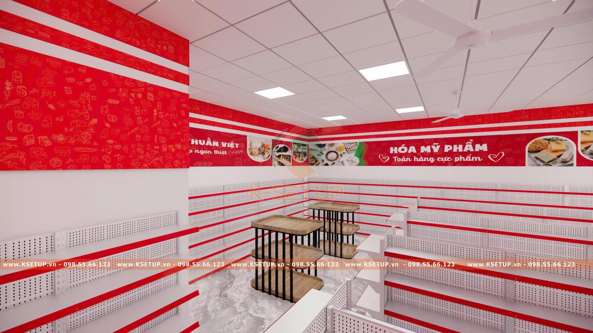 Dịch vụ setup siêu thị mini