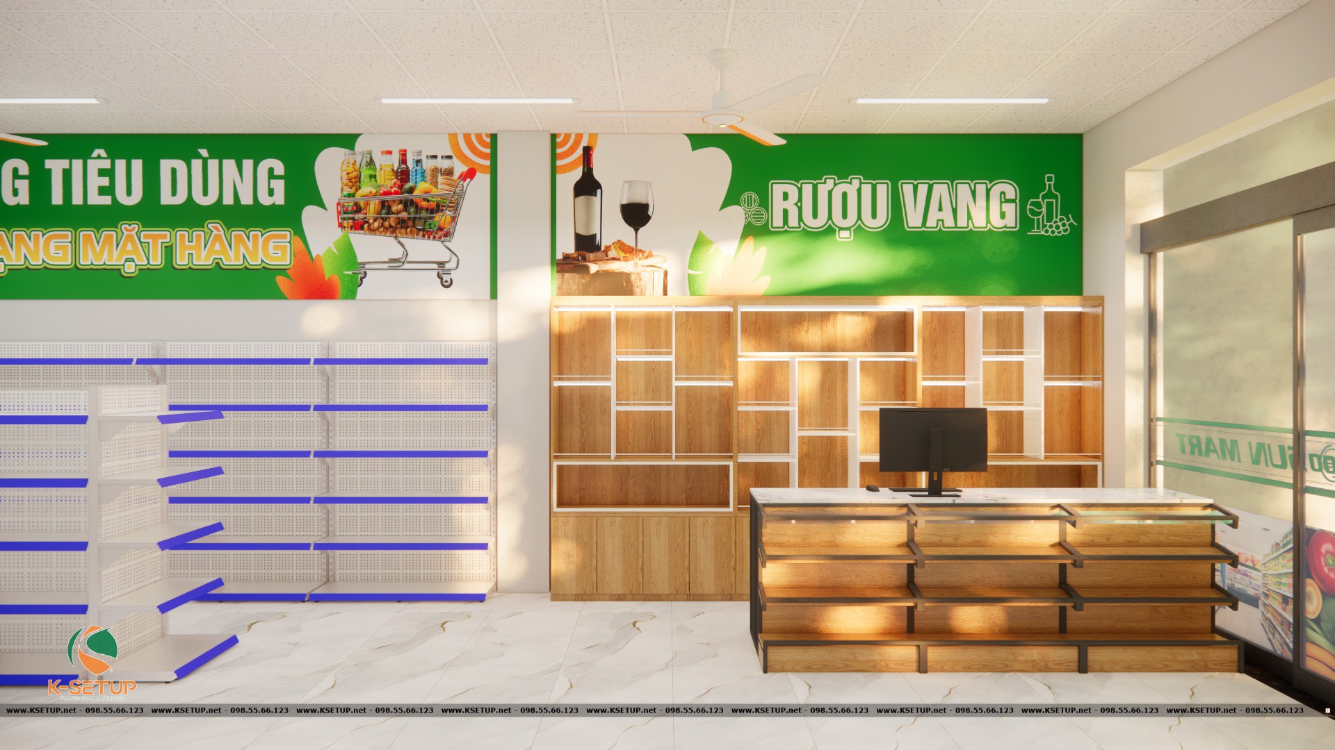 Giải pháp setup siêu thị trọn gói A-Z