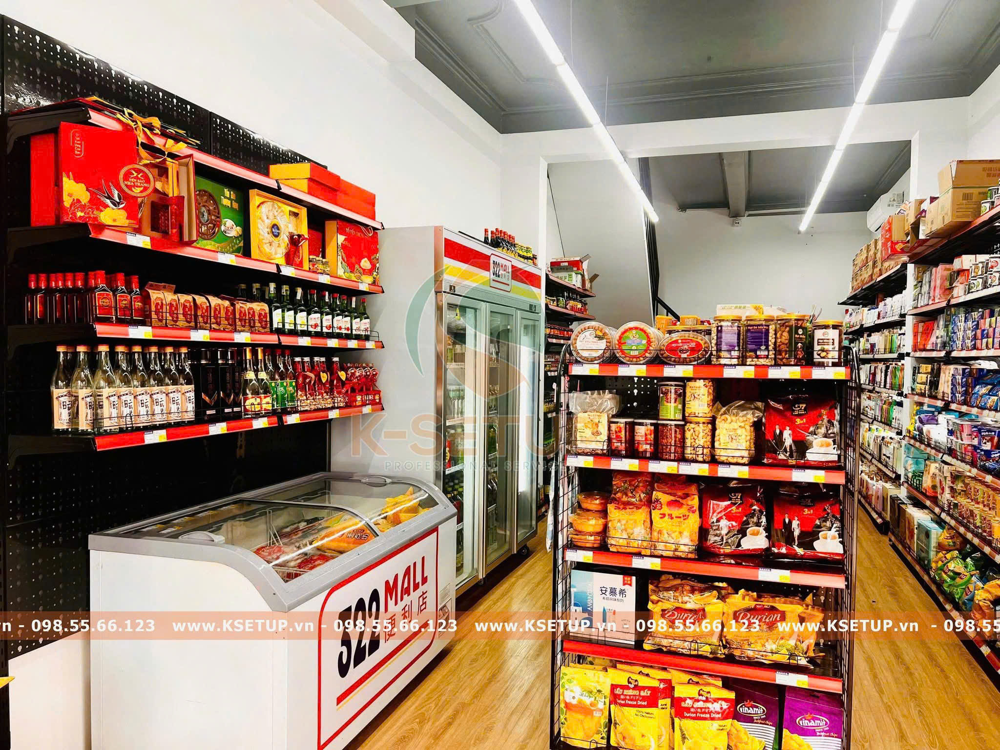 Thiết kế cửa hàng tiện lợi 24h