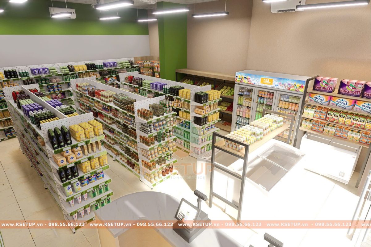 Thiết kế nhận diện thương hiệu siêu thị mini