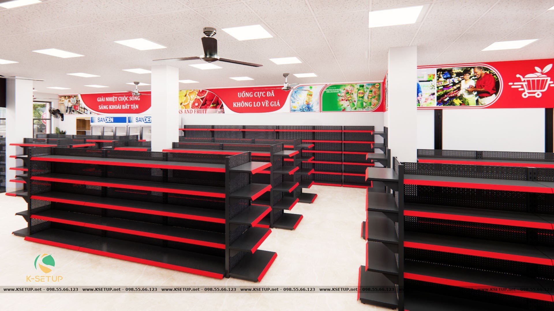 Thiết kế cửa hàng tạp hóa nhỏ