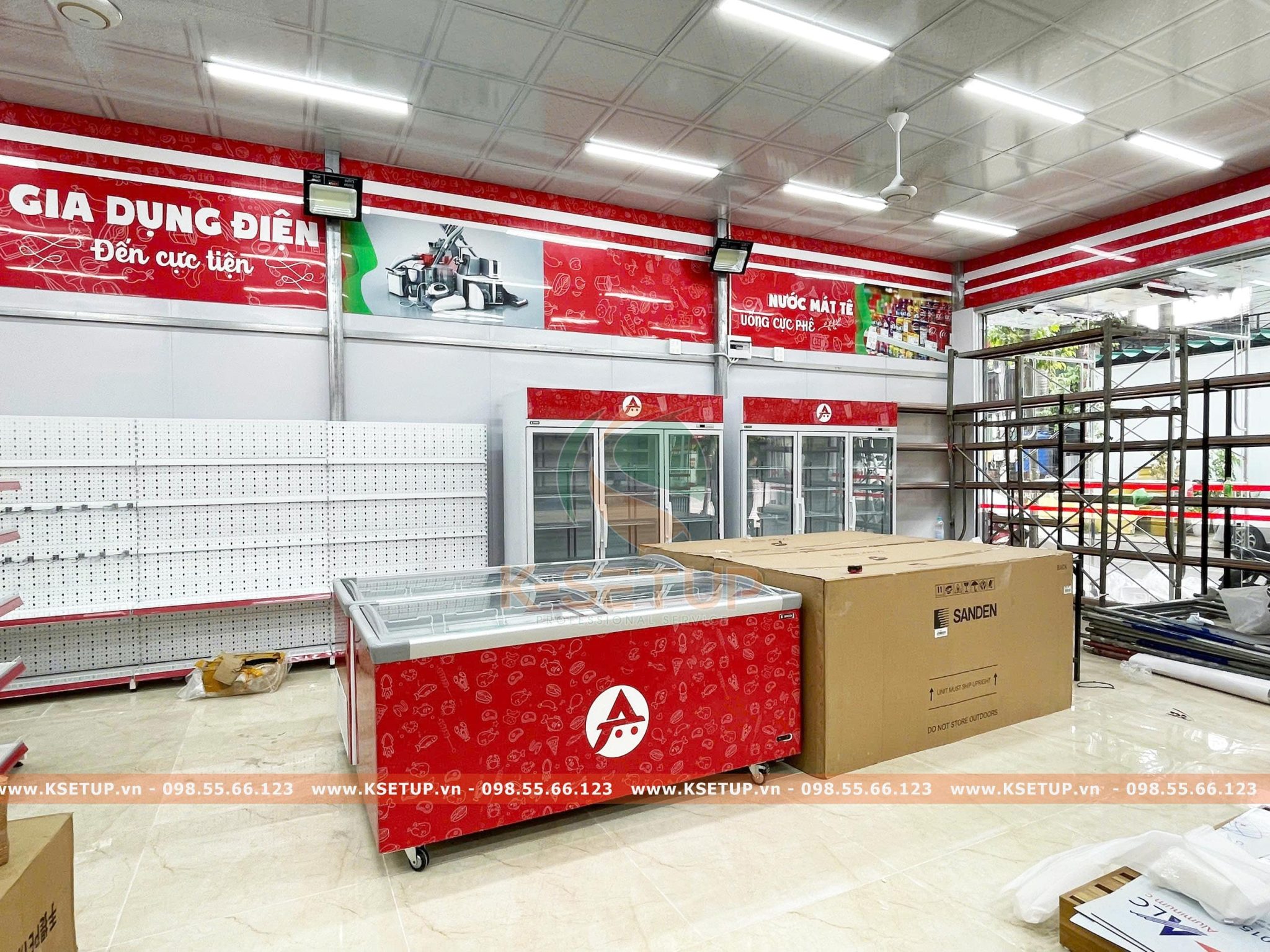 Khảo sát mặt bằng siêu thị mini