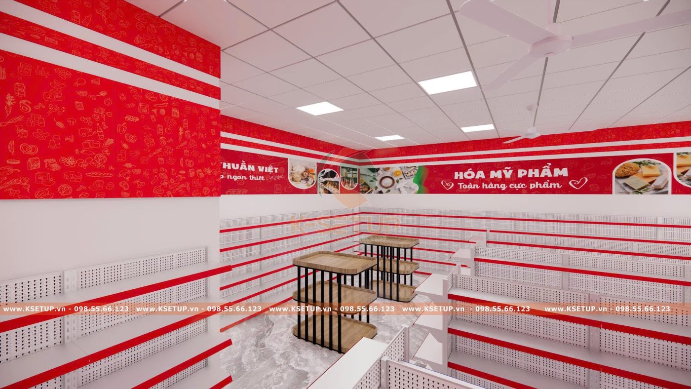 Thiết kế cửa hàng tiện lợi 24h