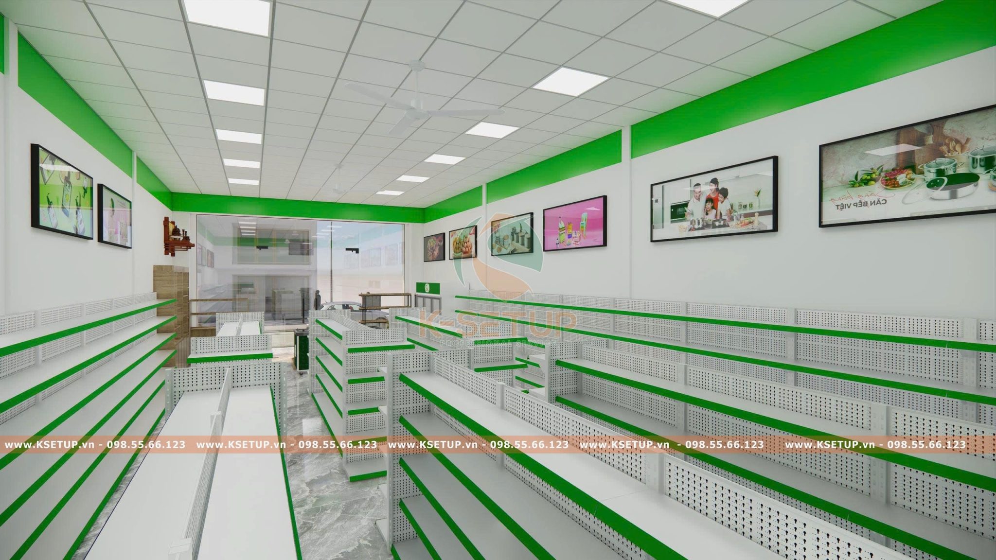 chi phí mở siêu thị mini