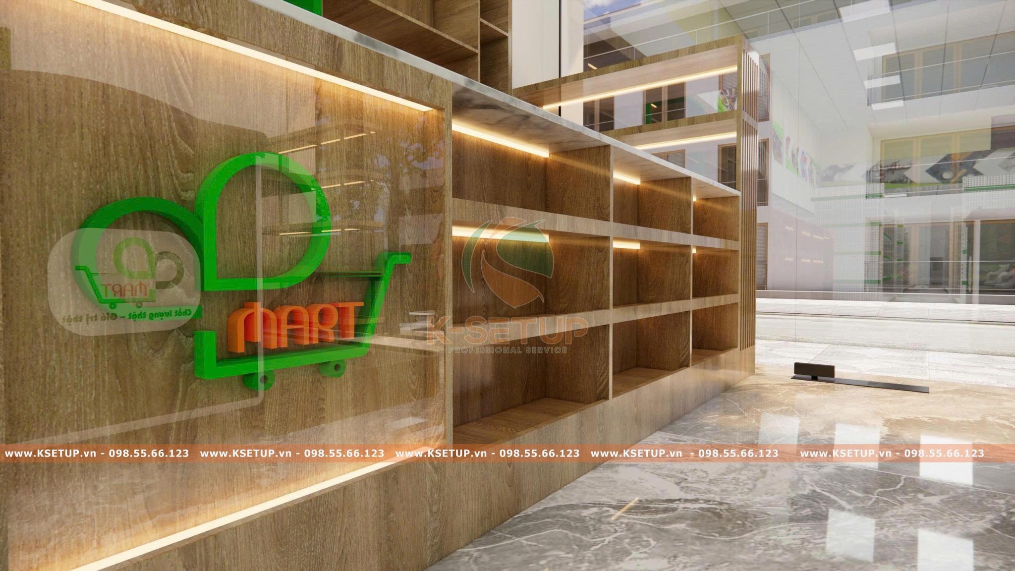 chi phí mở siêu thị mini